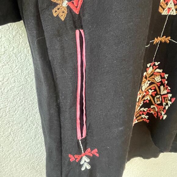 Label Rita Kumar Tunic Dress Size 4 Anthropology Mini Embroidred Pockets - Picture 5 of 10